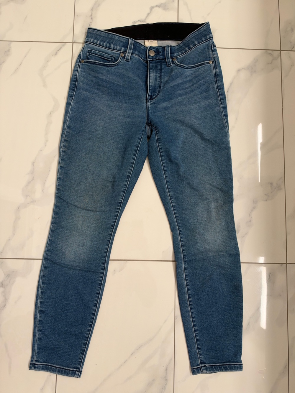 Soma Skinny Jeans in Blue Size Small